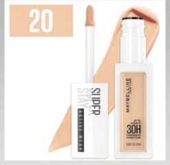 Maybelline SuperStay 30H Active Wear Concealer - 20 Sand 11 Maybelline SuperStay 30H Active Wear Concealer - 20 Sand -Glam Make-up Verkoop 1200x1168 3