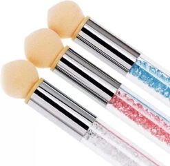 GUAPÀ - Nail Art Penselen Spons Set Met Holografische Glitter Poeder Set Voor Het Maken Van Prachtige Nail Art Effecten Op Je Nagels - 6 Delige Nail Art Set -Glam Make-up Verkoop 1200x1171 1