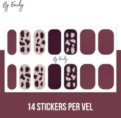 Nagel Wrap - Cowly Red | 14 Stickers Per Vel | Nail Wrap | Nail Art | Trendy | Design | Nagellakvrij | Eenvoudig | Nagel Art | Nagel Wrap | Nagel Stickers | Folie | Zelfklevend | Sjablonen -Glam Make-up Verkoop 1200x1173 17