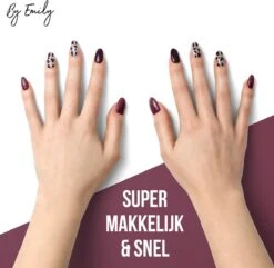 Nagel Wrap - Cowly Red | 14 Stickers Per Vel | Nail Wrap | Nail Art | Trendy | Design | Nagellakvrij | Eenvoudig | Nagel Art | Nagel Wrap | Nagel Stickers | Folie | Zelfklevend | Sjablonen -Glam Make-up Verkoop 1200x1173 20