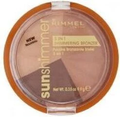Rimmel London Rimmel - SunShimmer 3 In 1 Shimmering Bronzer Lustrous Powder 9.9 G 1 Gold Princess - -Glam Make-up Verkoop 1200x1176 9