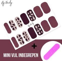 Nagel Wrap - Cowly Red | 14 Stickers Per Vel | Nail Wrap | Nail Art | Trendy | Design | Nagellakvrij | Eenvoudig | Nagel Art | Nagel Wrap | Nagel Stickers | Folie | Zelfklevend | Sjablonen -Glam Make-up Verkoop 1200x1177 17