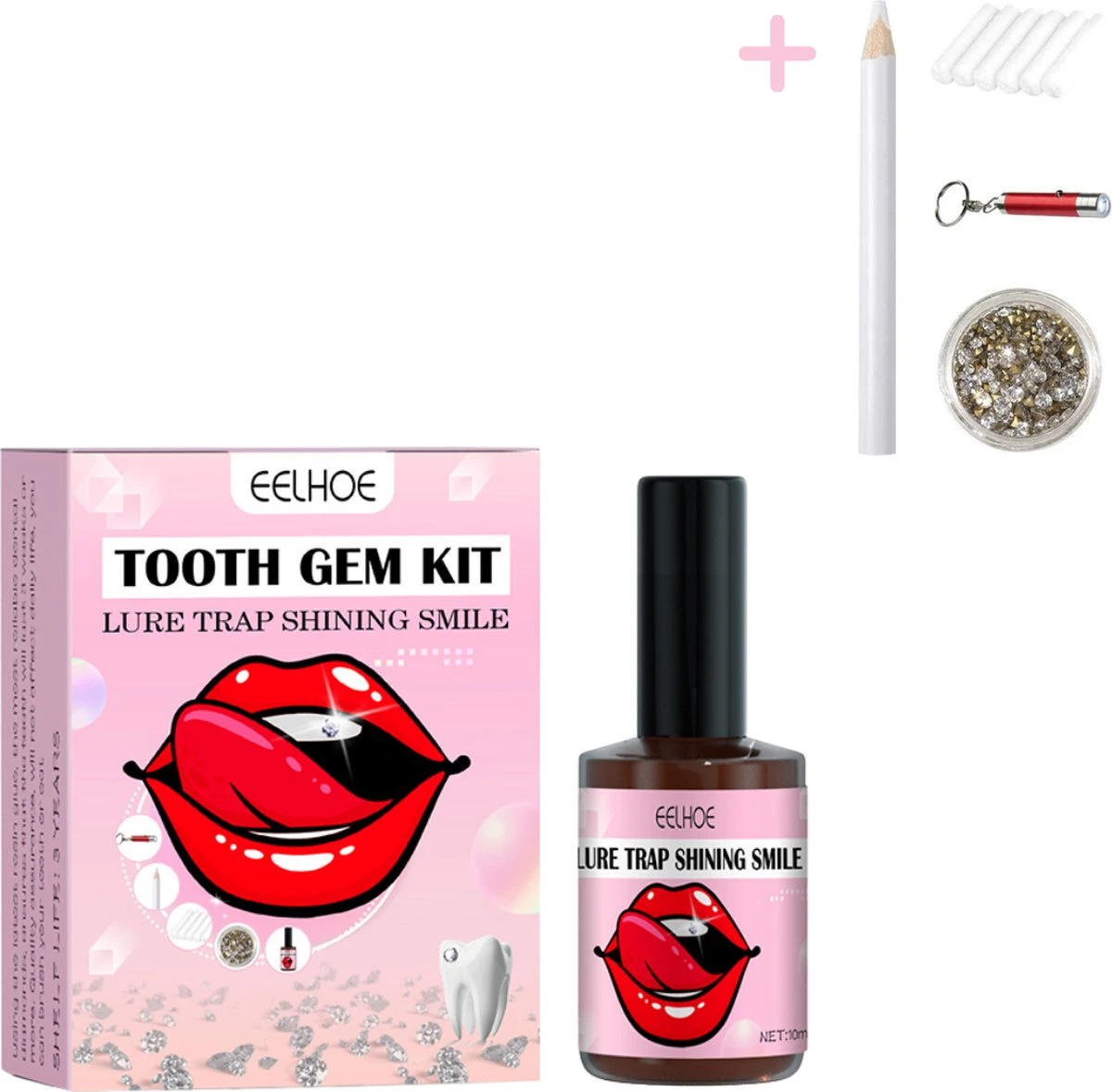 Tooth Gem Kit- TandKristal - DIY- Tandkristallen Set -Tooth Crystal 1 Tooth Gem Kit- TandKristal - DIY- Tandkristallen Set -Tooth Crystal