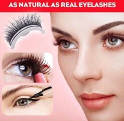 Nep Wimpers | Wimpers Zonder Lijm - Wasbaar- Waterbestendig - Windbestendig - Herbruikbaar - Extra Herbruikbare Plakrand-In Een Flits Mooi |||| -Glam Make-up Verkoop 1200x1178 17