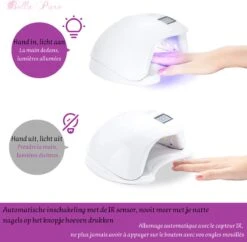 Bella Pure 48W Nageldroger - Vinger- En Teennagels - Bewegingssensor En Timer - 24 LED's 9 Bella Pure 48W Nageldroger - Vinger- En Teennagels - Bewegingssensor En Timer - 24 LED's -Glam Make-up Verkoop 1200x1178 7