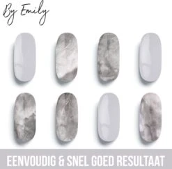 By Emily - Nagel Wrap - White Marble | 16 Stickers | Nail Wrap | Nail Art | Trendy | Design | Nagellakvrij | Eenvoudig | Nagel Wrap | Nagel Stickers | Folie | Zelfklevend | Sjablonen -Glam Make-up Verkoop 1200x1180 18