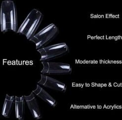 GUAPÀ® Nageltips 100 Stuks In Stevige Doos | Plaknagels | Nepnagels | Nagelverlenging Acryl En Gel | Transparant -Glam Make-up Verkoop 1200x1180 3