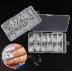 Royala 109 - Oval Almond Binnen En Buiten Full Frosted - Full Cover - Nageltips - Nepnagels - Plaknagels - In Assortimentsbox - 120 Stuks 12 Maten - Voor Gellak Acrylnagellak En PolyGel Nagels - Royala Frosted Tips Line 10 Royala 109 - Oval Almond Binnen En Buiten Full Frosted - Full Cover - Nageltips - Nepnagels - Plaknagels - In Assortimentsbox - 120 Stuks 12 Maten - Voor Gellak Acrylnagellak En PolyGel Nagels - Royala Frosted Tips Line -Glam Make-up Verkoop 1200x1180 4