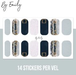 By Emily - Nagel Wrap - Classic Teal | 14 Stickers Per Vel | Nail Wrap | Nail Art | Trendy | Design | Nagellakvrij | Eenvoudig | Nagel Art | Nagel Wrap | Nagel Stickers | Folie | Zelfklevend | Sjablonen -Glam Make-up Verkoop 1200x1180 8