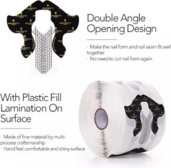 Born Pretty - Nagelsjablonen - 500 Stuks - Nagel Sjablonen - Nagel Stickers - Nail Forms - Nagel Sjablonen Verlenging - Nagelvormen - Nagel Sjablonen Stiletto - Nail Sjablonen - Nail Sjablonen Form - Nail Sjablonen Vorm - Nagelverlenging -Glam Make-up Verkoop 1200x1181 13