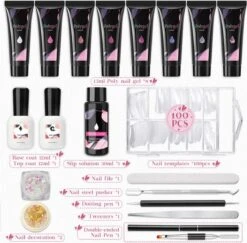 Merkloos Nagels Set - 8 Kleuren - Nagels Starter Set - Met Toplaag, Basislaag, Slipoplossing, Nagelverlengingsgel, Gel Builder - Voor DIY Voor Beginners - Beste Cadeau 25 Merkloos Nagels Set - 8 Kleuren - Nagels Starter Set - Met Toplaag, Basislaag, Slipoplossing, Nagelverlengingsgel, Gel Builder - Voor DIY Voor Beginners - Beste Cadeau -Glam Make-up Verkoop 1200x1182 1