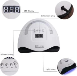 Professionele 180W LED Nageldroger Lamp - Gel Nagel Droger - 180W De Sterkste Nagellamp Op De Markt - Geschikt Voor Elke Nagel, Sneller Droger Voor Gel Polish Nail Apparatuur Automatische Sensor Nail Art Gereedschap Voor Vingernagel En Teennagel 9 Professionele 180W LED Nageldroger Lamp - Gel Nagel Droger - 180W De Sterkste Nagellamp Op De Markt - Geschikt Voor Elke Nagel, Sneller Droger Voor Gel Polish Nail Apparatuur Automatische Sensor Nail Art Gereedschap Voor Vingernagel En Teennagel -Glam Make-up Verkoop 1200x1187 2