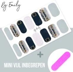 By Emily - Nagel Wrap - Classic Teal | 14 Stickers Per Vel | Nail Wrap | Nail Art | Trendy | Design | Nagellakvrij | Eenvoudig | Nagel Art | Nagel Wrap | Nagel Stickers | Folie | Zelfklevend | Sjablonen -Glam Make-up Verkoop 1200x1188 7