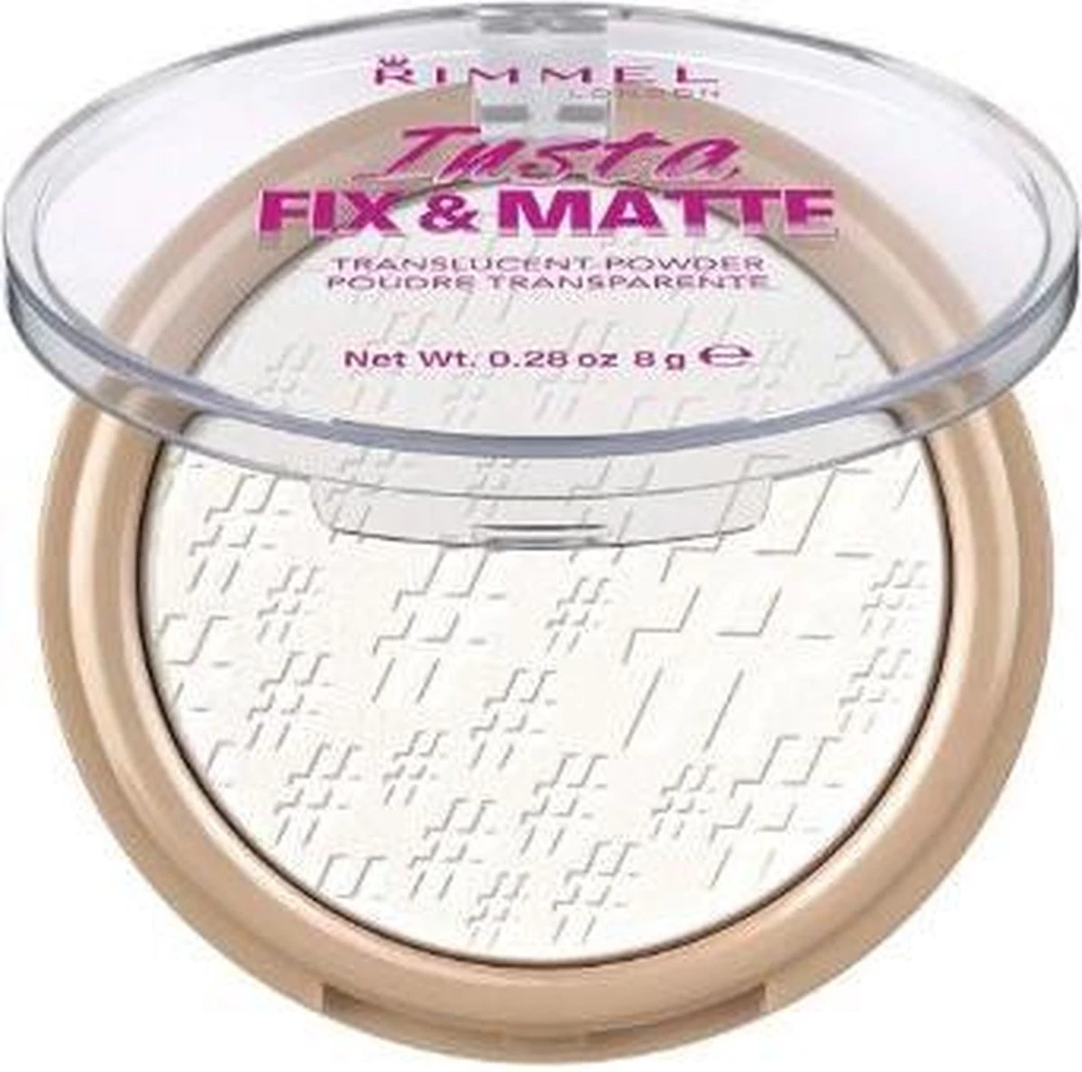Rimmel London Insta Fix & Matte Make-uppoeder - 01 Clear 10 Rimmel London Insta Fix & Matte Make-uppoeder - 01 Clear - Afbeelding 10