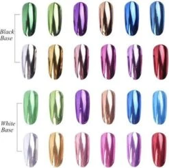 GUAPÀ - Nail Art Penselen Spons Set Met Holografische Glitter Poeder Set Voor Het Maken Van Prachtige Nail Art Effecten Op Je Nagels - 6 Delige Nail Art Set -Glam Make-up Verkoop 1200x1191 1