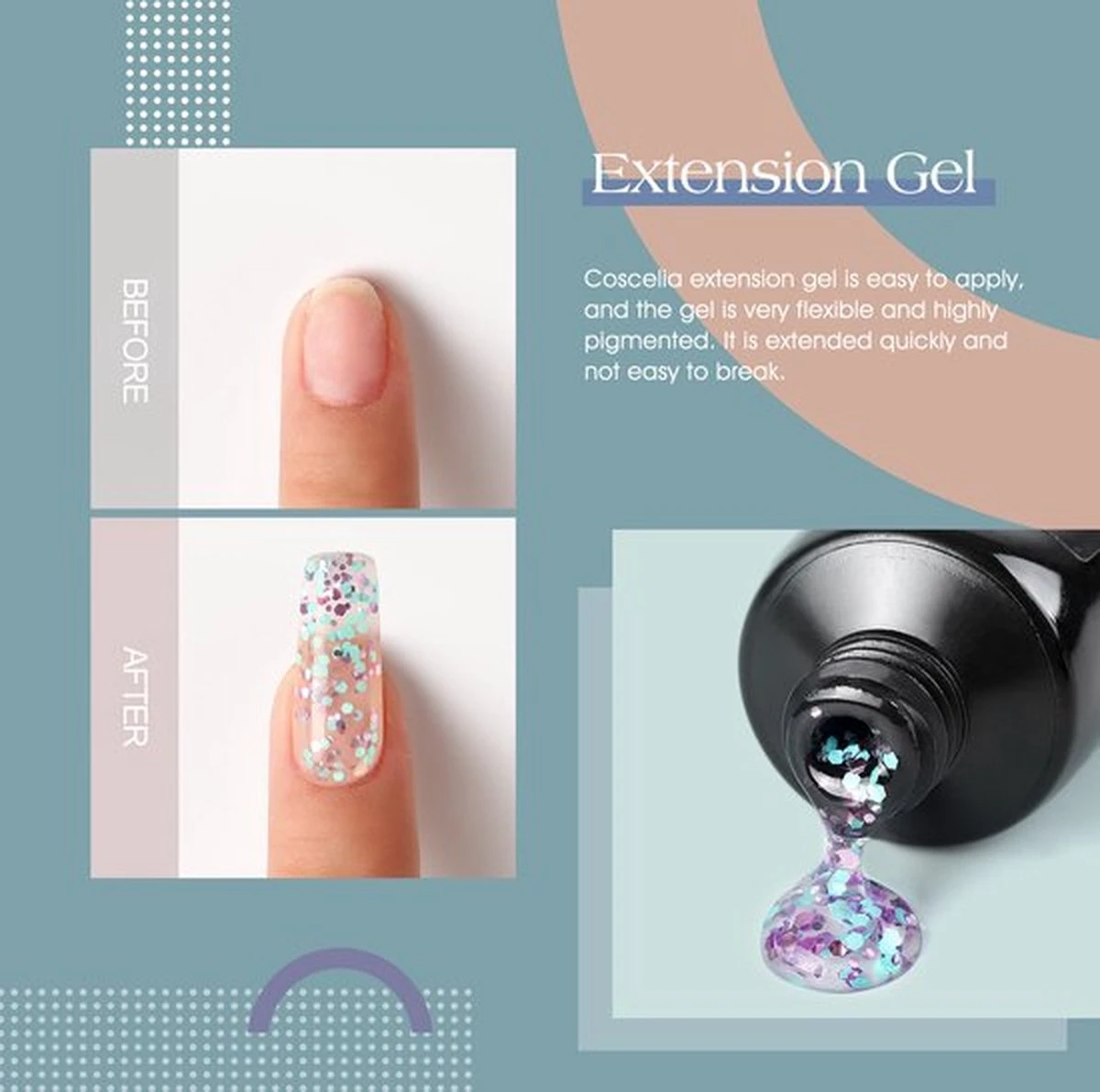 Polygel- 6 KLEUREN SET - 15 ML - Polygel Kit - Polygel Nagels - Polygel Kleuren 6 Polygel- 6 KLEUREN SET - 15 ML - Polygel Kit - Polygel Nagels - Polygel Kleuren - Afbeelding 6