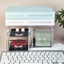 Wowup Makeup Organizer | Cosmetica Houder | Makeup Doos | Transparant | Tweedelig | Sieradendoos | Nagellak Opberger | Makeup Opberger | Lippenstift Opberger | Lippenstift Organizer -Glam Make-up Verkoop 1200x1194 42