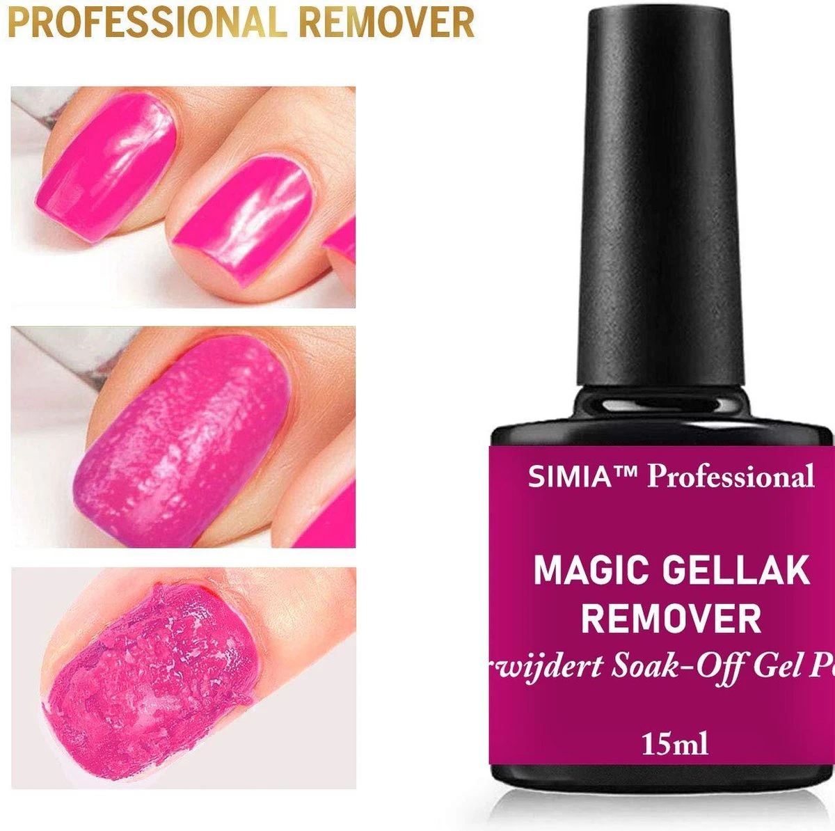 Premium Magic Soak Off Gellak Remover 4 Premium Magic Soak Off Gellak Remover - Afbeelding 4