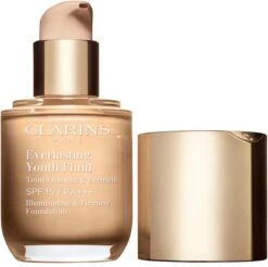 Clarins Everlasting Youth Fluid Illuminating & Firming Foundation - 110 Honey - Foundation - 30 Ml -Glam Make-up Verkoop 1200x1195 15