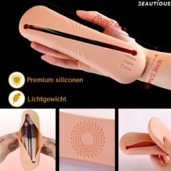 Beautious® Make Up Organizer - Beauty Organizer - Kwastenhouder - Compact - Siliconen - Khaki -Glam Make-up Verkoop 1200x1195 42