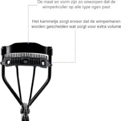 INTER-ESQUE® Wimperkruller - Eyelash Curler + 3x Gratis Extra Siliconen Pad & 3x Extra Kam - Zwart 12 INTER-ESQUE® Wimperkruller - Eyelash Curler + 3x Gratis Extra Siliconen Pad & 3x Extra Kam - Zwart -Glam Make-up Verkoop 1200x1196 30
