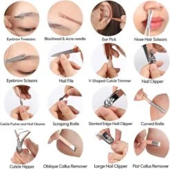 16 Delig Manicure Set Met Gezichtsmasker- Nagelset -Nagelvijl - Nagelknipper- Nagelschaar - Pincet- Manicureset Met Luxe Etui Voor Nagel 19 16 Delig Manicure Set Met Gezichtsmasker- Nagelset -Nagelvijl - Nagelknipper- Nagelschaar - Pincet- Manicureset Met Luxe Etui Voor Nagel -Glam Make-up Verkoop 1200x1196 6