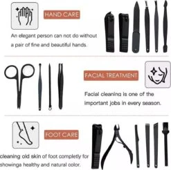 16 Delig Manicure Set Met Gezichtsmasker- Nagelset -Nagelvijl - Nagelknipper- Nagelschaar - Pincet- Manicureset Met Luxe Etui Voor Nagel 22 16 Delig Manicure Set Met Gezichtsmasker- Nagelset -Nagelvijl - Nagelknipper- Nagelschaar - Pincet- Manicureset Met Luxe Etui Voor Nagel -Glam Make-up Verkoop 1200x1196 7