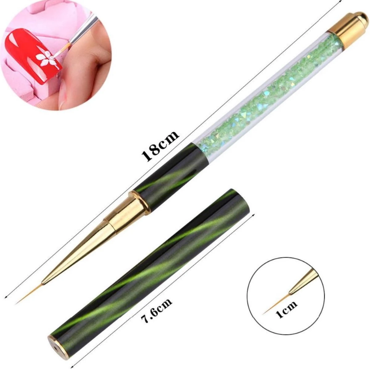 Nail Art Penselen - 8-delig - Penselen - Nail Art Brushes - Nail Art Kwasten - Nail Art - Nail Art Tools - Nail Art Set - Nail Art Kwast - Penselenset - Penselen Set - Penselen Nagels - Nail Art - Nail Art Kit - Nail Art Penseel 8 Nail Art Penselen - 8-delig - Penselen - Nail Art Brushes - Nail Art Kwasten - Nail Art - Nail Art Tools - Nail Art Set - Nail Art Kwast - Penselenset - Penselen Set - Penselen Nagels - Nail Art - Nail Art Kit - Nail Art Penseel - Afbeelding 8