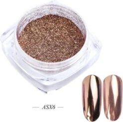 GUAPÀ - Nail Art Penselen Spons Set Met Holografische Glitter Poeder Set Voor Het Maken Van Prachtige Nail Art Effecten Op Je Nagels - 6 Delige Nail Art Set -Glam Make-up Verkoop 1200x1197 2