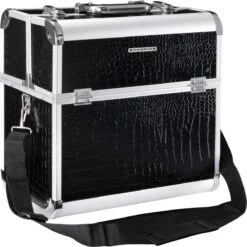 A.T. Shop Cosmeticakoffer, Make-up Koffer, Beauty Case, Bewaren Van Make-up, Nagellak. Zwart