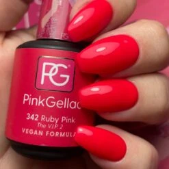 Pink Gellac - Ruby Pink - Gellak - Vegan - Roze - Glanzend - 15ml -Glam Make-up Verkoop 1200x1200 107