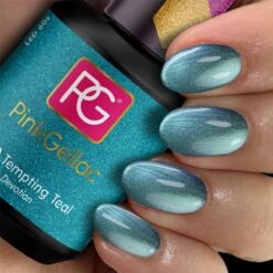 Pink Gellac - Tempting Teal - Gellak - Vegan - Blauw - Glanzend - 15ml -Glam Make-up Verkoop 1200x1200 131