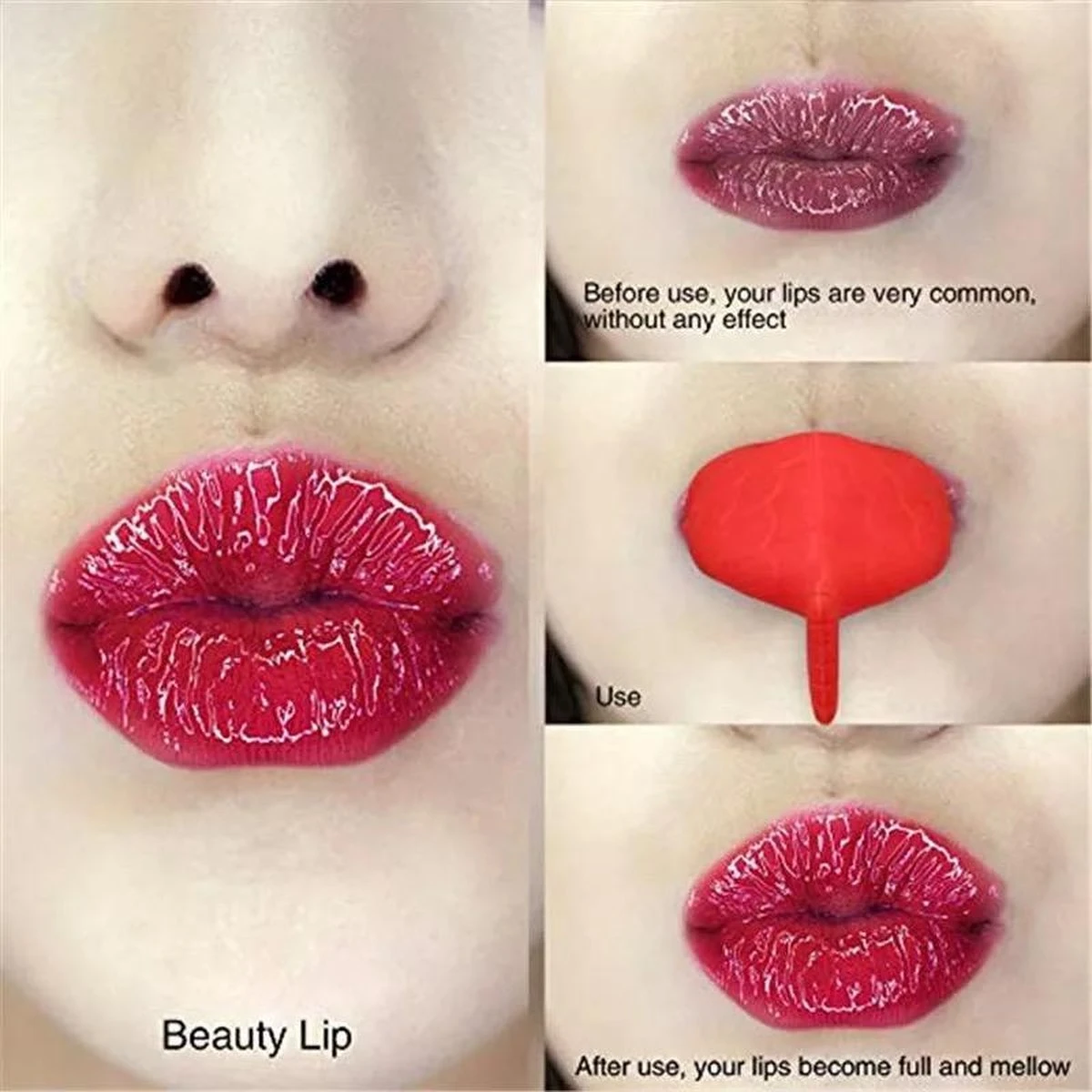 Fuller Lips Lip Plumper Large Round -Vollere Lip- Plumper Lipvergroter Zuignap 3 Fuller Lips Lip Plumper Large Round -Vollere Lip- Plumper Lipvergroter Zuignap - Afbeelding 3