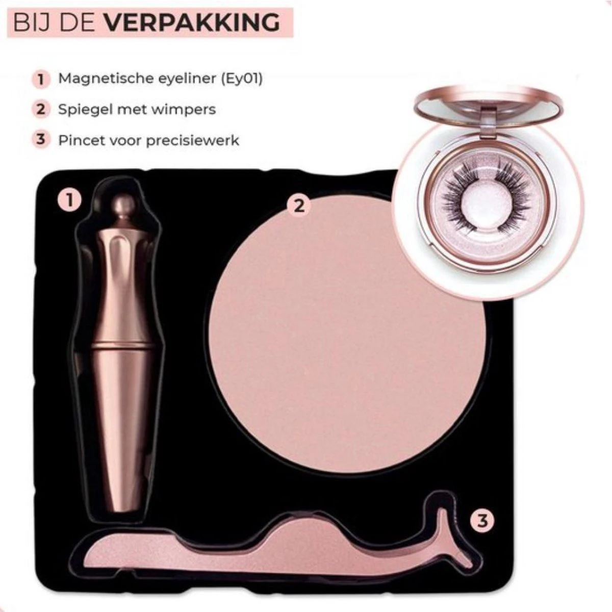 Diamond | M5 Bekend Van TikTok | GRATIS Spiegeldoosje | Magnetische Wimpers Met Eyeliner | Nep Wimpers | Magnetic Eyelashes | HERBRUIKBAAR | CADEAU 18 Diamond | M5 Bekend Van TikTok | GRATIS Spiegeldoosje | Magnetische Wimpers Met Eyeliner | Nep Wimpers | Magnetic Eyelashes | HERBRUIKBAAR | CADEAU - Afbeelding 18