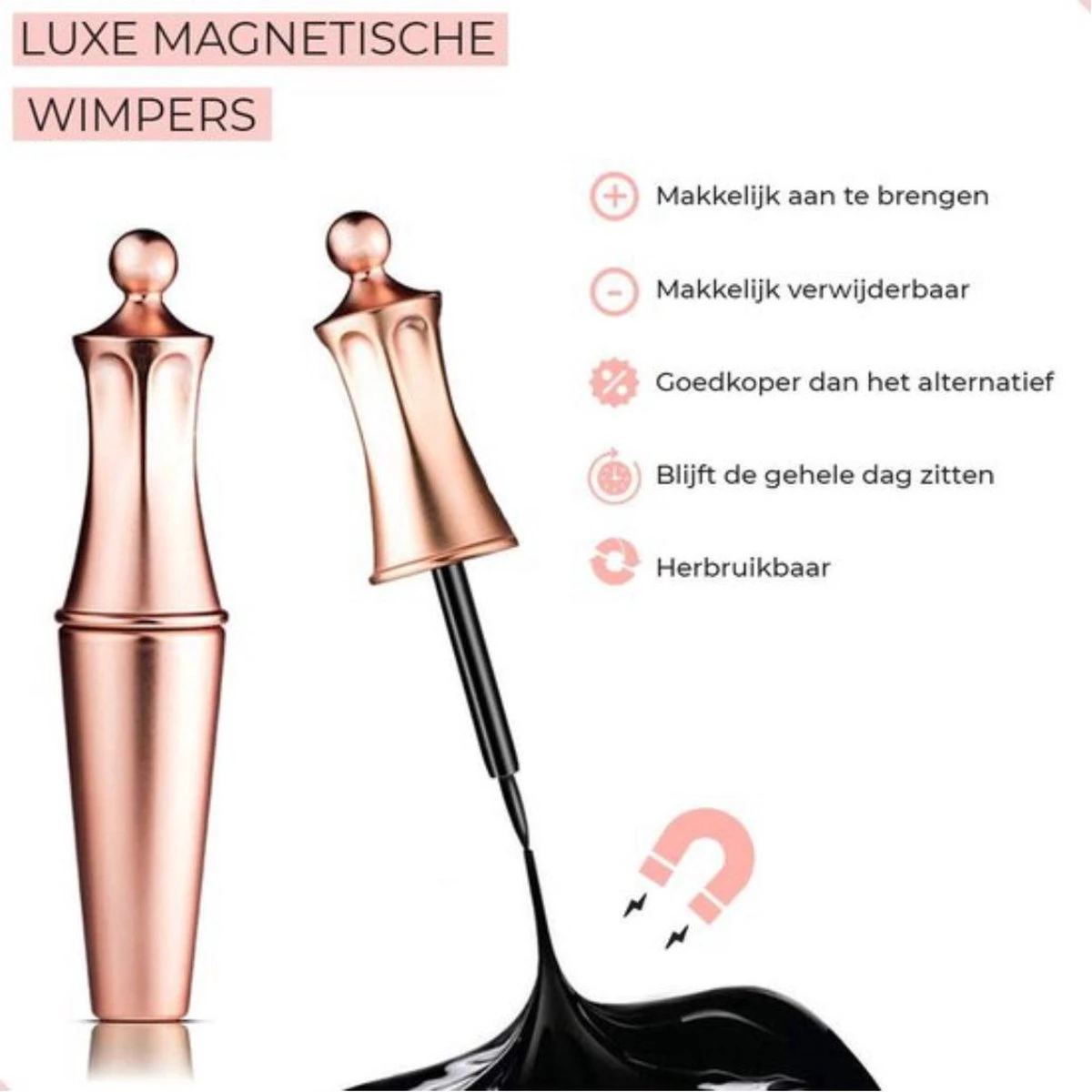 Diamond | M5 Bekend Van TikTok | GRATIS Spiegeldoosje | Magnetische Wimpers Met Eyeliner | Nep Wimpers | Magnetic Eyelashes | HERBRUIKBAAR | CADEAU 19 Diamond | M5 Bekend Van TikTok | GRATIS Spiegeldoosje | Magnetische Wimpers Met Eyeliner | Nep Wimpers | Magnetic Eyelashes | HERBRUIKBAAR | CADEAU - Afbeelding 19