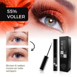 Wimperserum 3ml - Wenkbrauwserum - Langere, Sterkere En Volle Wimpers - 100% Natuurlijk - Wenkbrauw Serum - Eyelash Serum -Glam Make-up Verkoop 1200x1200 1499