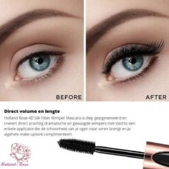 4D Fiber Waterproof Mascara - Zwart - Lange En Volle Wimpers -Glam Make-up Verkoop 1200x1200 1504