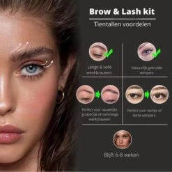 Mimlo Professionele Wimper & Wenkbrauw Lifting Set - Lash Lift Kit - Wimperlifting Set - Browlift - Permanente Wimper Kruller - Lash & Brow Lift Kit -Glam Make-up Verkoop 1200x1200 1521
