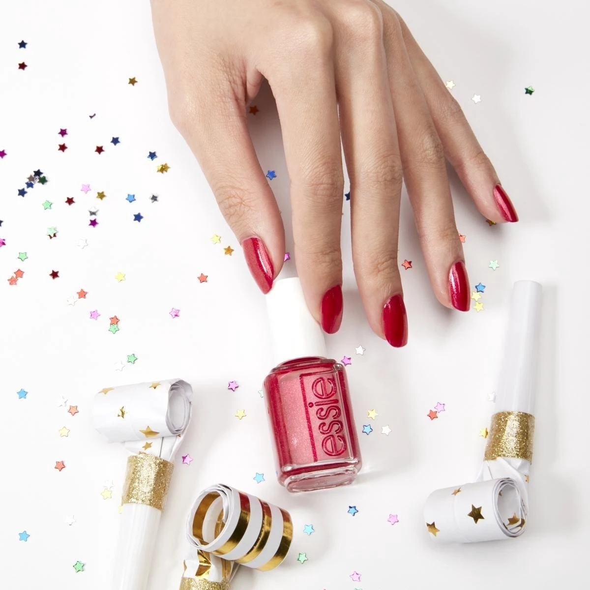 Essie Gifts By 635 Let's Party - Rood - Glitter Nagellak - 13,5 Ml 8 Essie Gifts By 635 Let's Party - Rood - Glitter Nagellak - 13,5 Ml - Afbeelding 8