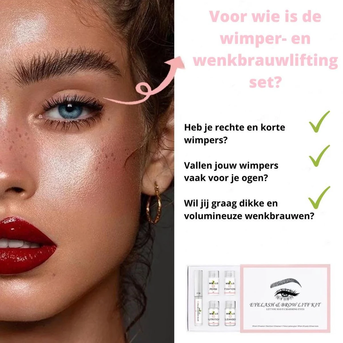 Merkloos Wimper & Wenkbrauw Lifting Set - Wimperlift - Wenkbrauwlift - Lashlift - Browlift - Proffesional Wimperlifting - Lash Lift - Wimperkit - Wenkbrauwkit - Permanent Gekrulde Wimpers - Lashes And Brows - Lash & Brow Kit 5 Merkloos Wimper & Wenkbrauw Lifting Set - Wimperlift - Wenkbrauwlift - Lashlift - Browlift - Proffesional Wimperlifting - Lash Lift - Wimperkit - Wenkbrauwkit - Permanent Gekrulde Wimpers - Lashes And Brows - Lash & Brow Kit - Afbeelding 5