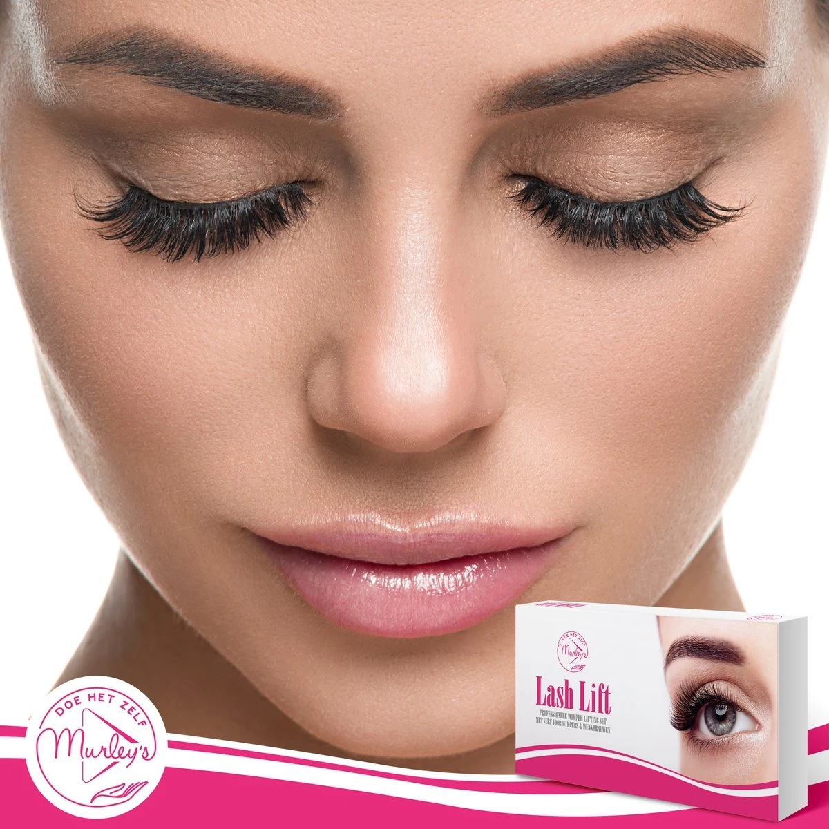 MURLEY'S Lashlift Set Met Wimperverf & Wenkbrauwverf, Met Zwarte Verf 2 MURLEY'S Lashlift Set Met Wimperverf & Wenkbrauwverf, Met Zwarte Verf - Afbeelding 2