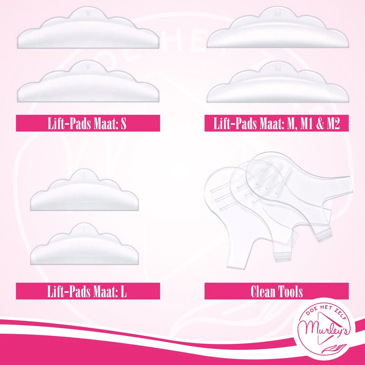 MURLEY'S Lashlift Set Met Wimperverf & Wenkbrauwverf, Met Zwarte Verf 3 MURLEY'S Lashlift Set Met Wimperverf & Wenkbrauwverf, Met Zwarte Verf - Afbeelding 3