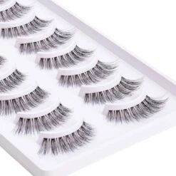 Merkloos 10 Paar - 3D Valse Wimpers - Fake Lashes - Natuurlijke Uitziend Kunstwimpers - Voor Make-Up Eyelashes