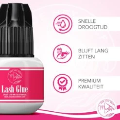 MURLEY'S Wimperlijm- Wimperextensions Lijm - Lash Glue - Zwart - Eenmalig Aanbrengen Voor Wekenlang Plezier - Perfecte Wimpers 11 MURLEY'S Wimperlijm- Wimperextensions Lijm - Lash Glue - Zwart - Eenmalig Aanbrengen Voor Wekenlang Plezier - Perfecte Wimpers -Glam Make-up Verkoop 1200x1200 1718