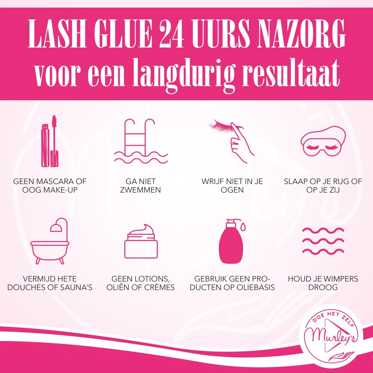 MURLEY'S Wimperlijm- Wimperextensions Lijm - Lash Glue - Zwart - Eenmalig Aanbrengen Voor Wekenlang Plezier - Perfecte Wimpers 9 MURLEY'S Wimperlijm- Wimperextensions Lijm - Lash Glue - Zwart - Eenmalig Aanbrengen Voor Wekenlang Plezier - Perfecte Wimpers - Afbeelding 9