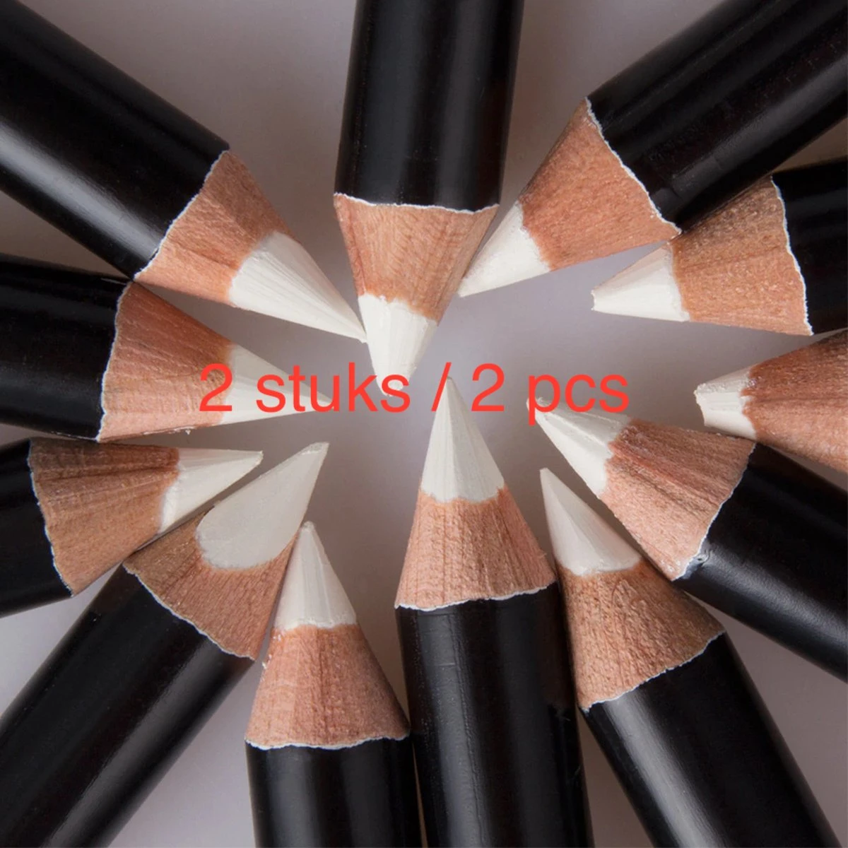 Witte Soft Eyeliner - 2 Stuks - Zachte Eyeliner - White Eyeliner - 2 Pieces - 2 Witte Soft Eyeliner - 2 Stuks - Zachte Eyeliner - White Eyeliner - 2 Pieces - - Afbeelding 2
