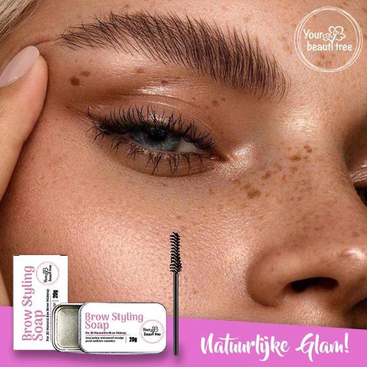 Your Beauty Tree ® Brow Styling Soap - Browsoap - Wenkbrauwzeep - Brow Lamination - Wenkbrauw Zeep 1 Your Beauty Tree ® Brow Styling Soap - Browsoap - Wenkbrauwzeep - Brow Lamination - Wenkbrauw Zeep