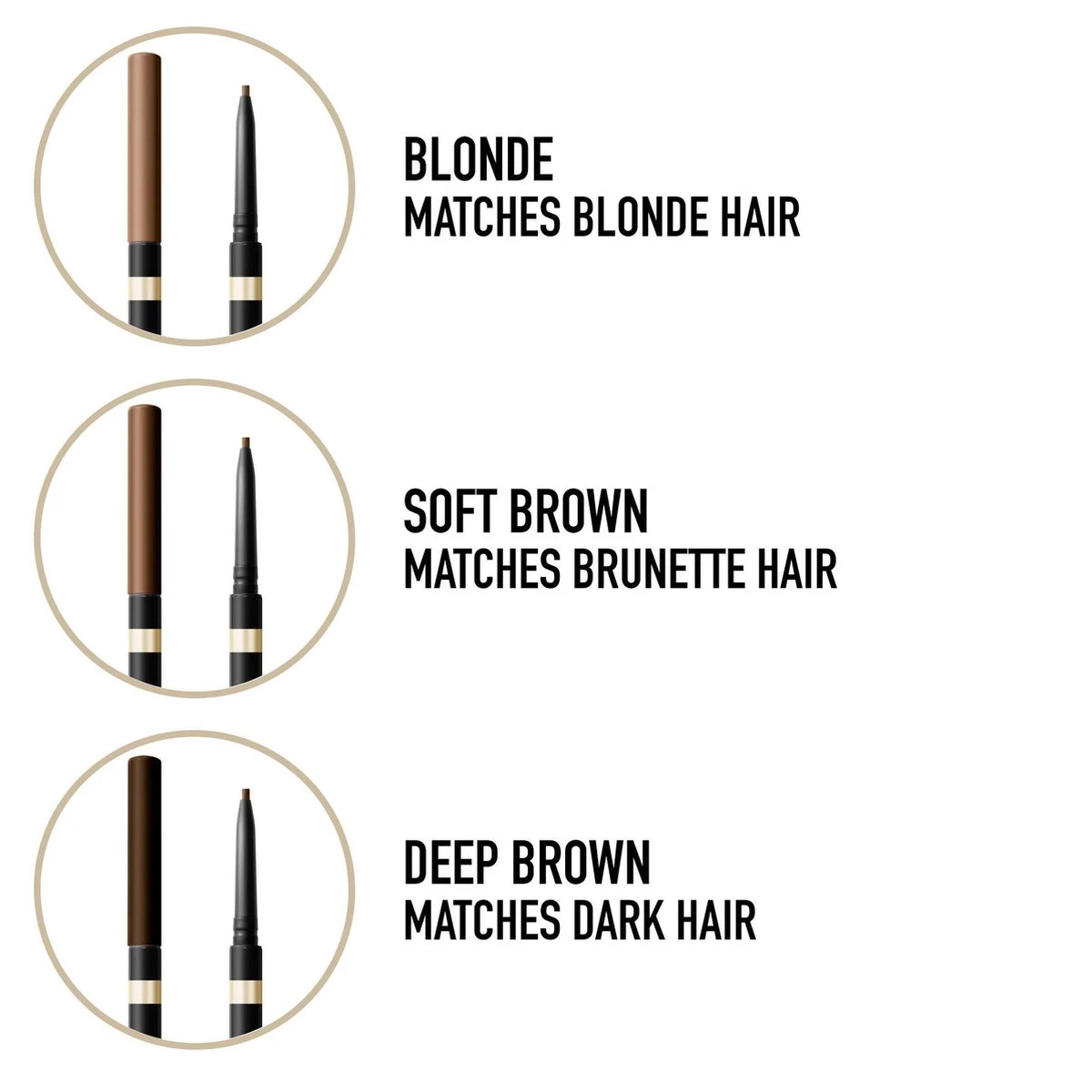 Max Factor Brow Shaper Wenkbrauwpotlood - 10 Blonde 3 Max Factor Brow Shaper Wenkbrauwpotlood - 10 Blonde - Afbeelding 3