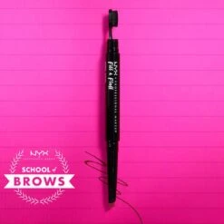 NYX Professional Makeup Fill & Fluff Eyebrow Pomade Pencil - FFEP08 Black - Wenkbrauw Potlood - 0,2 Gr -Glam Make-up Verkoop 1200x1200 1942