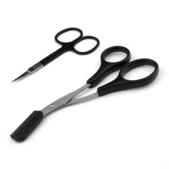 Wenkbrauw Trimmer Set - 8-delig – Met Epileer Pincet, 2x Wenkbrauw Schaartje, 2x Wenkbrauwmesje, Wenkbrauw Borstel, Wenkbrauwpotlood, Spoolie – In Stevige Etui - Zwart -Glam Make-up Verkoop 1200x1200 1964